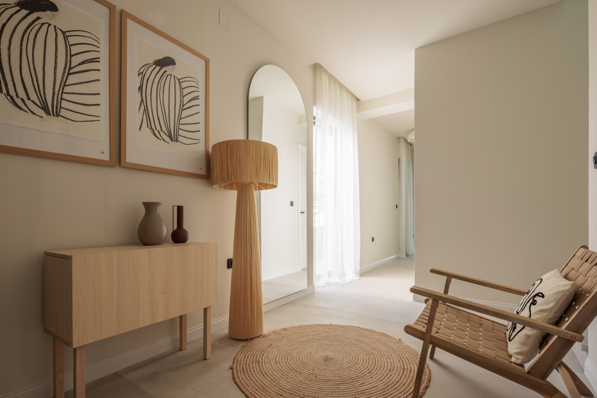 Villa Casa NoTa hallway lounge detail