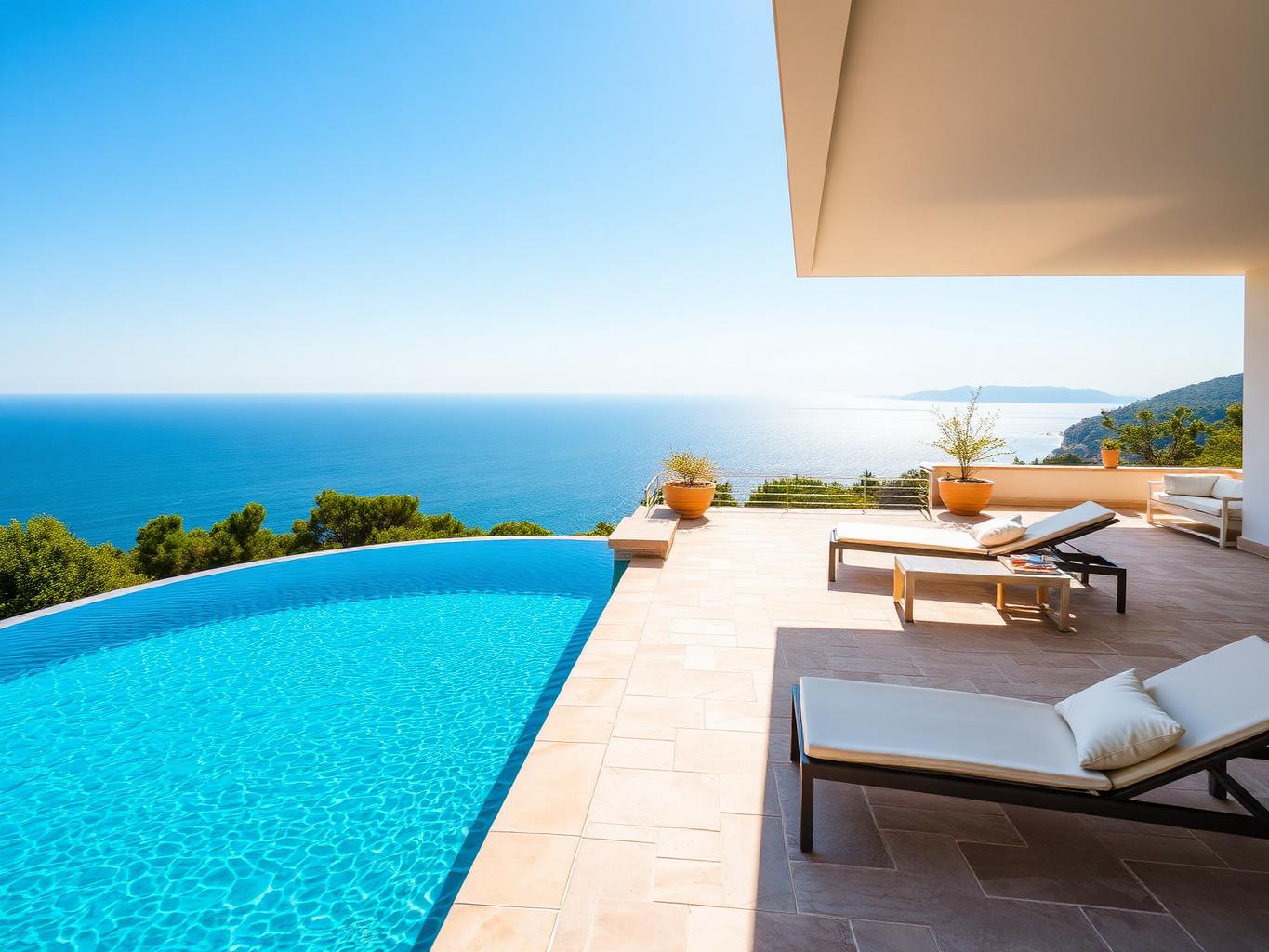 Villa Casa Palmera pool view